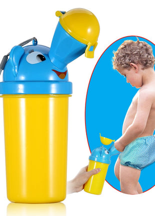 ONEDONE Portable Baby Child Potty Urinal Emergency Toilet for Camping Car Travel and Kid Potty Pee Training (boy)