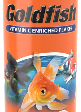 Tetra Goldfish Flakes, Nutritionally Balanced Diet For Aquarium Fish, Vitamin C Enriched Flakes, 7.06 oz