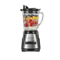 Hamilton Beach Power Elite Wave Action Blender For Smoothies, 40 Oz Glass Jar, 12 Functions Including Puree, Crush Ice, 700 Watts   Black (58148A)