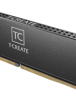TEAMGROUP T-Create Classic 10L DDR5 32GB Kit (2 x 16GB) 6000MHz (PC5-48000) CL48 Desktop Memory Module Ram, Supports Both Intel & AMD - CTCCD532G6000HC48DC01, Black-UDIMM