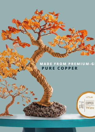 UTILE 22 Gauge 24 ft 99.9% Pure Soft Copper Wire for Electroculture Gardening, Jewelry Making, Crafting Wire Bendable, Plant Wire (Copper 22)