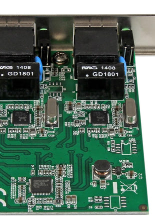 StarTech.com Dual Port PCIe Network Card - Low Profile - RJ45 Port - Realtek RTL8111H Chipset - Ethernet Network Card - Dual Port Gigabit NIC (ST1000SPEXD4)