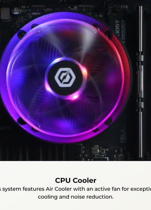 CYBERPOWERPC Gamer Master Gaming PC, AMD Ryzen 5 5500 3.6GHz, Radeon RX 6400 4GB, 16GB DDR4, 500GB PCIe Gen4 SSD, WiFi Ready & Windows 11 Home (GMA3100A)