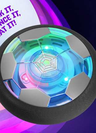 Ninja Blast Hover Soccer Light-Up Ball, Birthday Gift for Boys, Indoor Toy Games, Kids Gifts for Age 5, 6, 7, 8, 9, 10, 11, 12 Years Old, Boy Toys for Age 3 Years and Up.