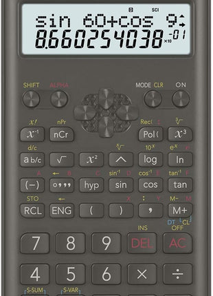 Casio fx-300MS Plus 2nd Edition – Standard Scientific Calculator with 2-Line Display | 10-Digit LCD, Trig, Stats, Fractions | Ideal for High School Algebra, Trigonometry & Test Prep