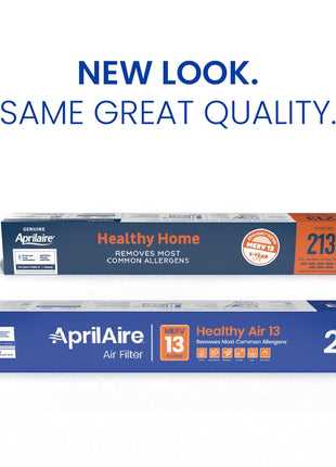 Genuine AprilAire 213 Replacement Filter for AprilAire Whole-House Air Purifiers - MERV 13, Healthy Home Allergy, 20x25x4 Air Filter (Pack of 1)