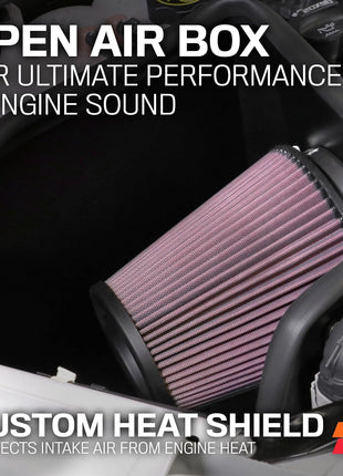 K&N Cold Air Intake System: High-Flow Air Filter, Increase Performance & Towing: Compatible with 1994-2004 Chervolet/GMC Silverado 1500,2500,3500, Sierra 1500, 57-3021-1
