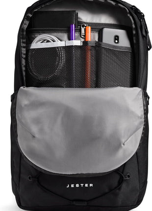 THE NORTH FACE Women's Jester Everyday Laptop Backpack | Commuter Travel Bag with Laptop Sleeve, Water-Repellent Finish, Spacious Compartment, TNF Black-NPF, One Size
