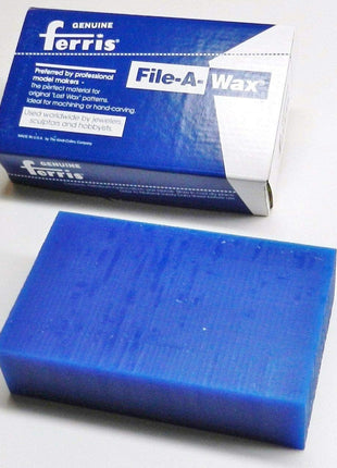 Carving Wax Ferris File-A-Wax Block Blue 1 Pound Jewelry Model Making in Wax