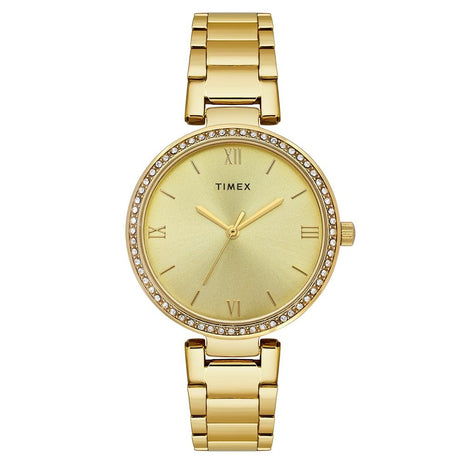 TIMEX Red Round Dial Analog Women's Watch - TWEL18732