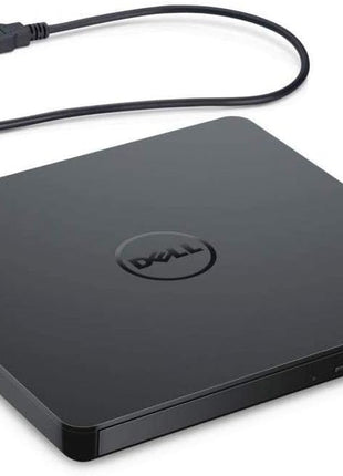 Dell External USB Slim DVD RW Drive DW316, Plug and Play, Black | CyberLink Media Suite 12, 8 Watt, Windows 11 or below