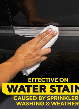 Meguiar's Water Spot Remover, Heavy Duty Water Spot Remover for Cars, Remove Water Stains and Polish Glossy Paint with a Versatile Clear Coat Safe Formula, 16 oz