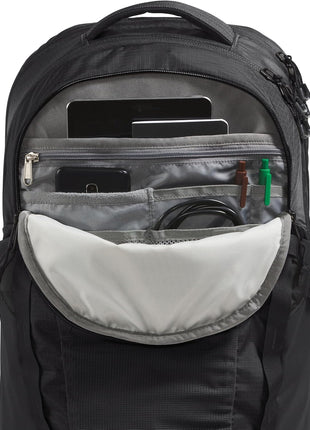 The North Face Recon Everyday Laptop Backpack, Blk/Blk-NPF, One Size | Daypack, Water Repellent, Laptop Sleeve, 2 Water Bottle Pockets