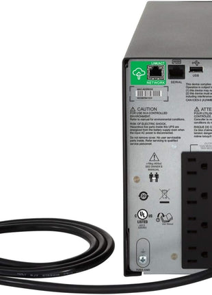 APC 1000VA Smart UPS with SmartConnect, SMC1000C Sinewave UPS Battery Backup, AVR, 120V, Line Interactive Uninterruptible Power Supply