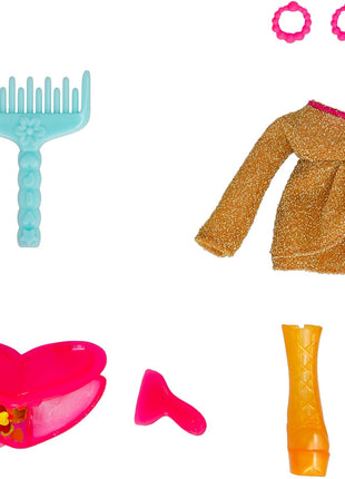 IMC Toys VIP Girls Hair Makeover Quinn Fashion Doll with 11 inch Colorful Long Styling Hair and 5 Accessories Fashion Toy, Girls and Boys Ages 5 and Up, 10 Inch Doll