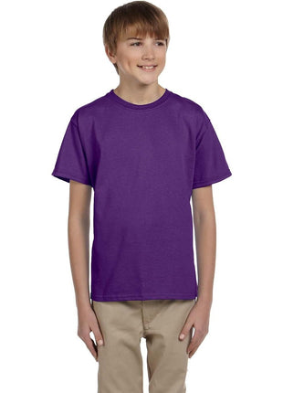 Gildan Youth Ultra Cotton T-Shirt, Style G2000B, 2-Pack, Sport Grey, Large