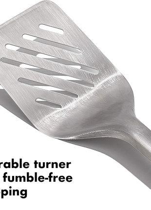 OXO Good Grips Grilling Tools, Tongs and Turner Set, Black