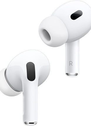 Apple AirPods Pro 2 Wireless Earbuds, Active Noise Cancellation, Hearing Aid Feature, Bluetooth Headphones, Transparency, Personalized Spatial Audio, High-Fidelity Sound, H2 Chip, USB-C Charging