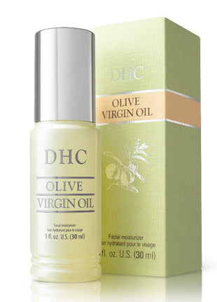 DHC Olive Virgin Oil, Moisturizing Face Oil, Nourishes Dry Skin, 1 oz | Made with Organic Olive Oil, Moisturizes without Clogging Pores, Strengthens Skin Barrier Health, Reduces Signs of Aging