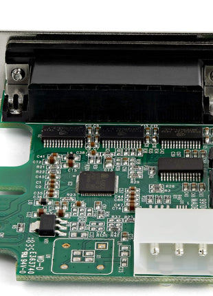 StarTech.com 4-port PCI Express RS232 Serial Adapter Card - PCIe RS232 Serial Host Controller Card - PCIe to Serial DB9 - 16950 UART - Low Profile Expansion Card - Windows & Linux , TAA (PEX4S953LP)
