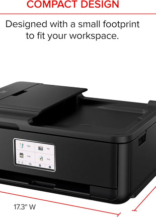 Canon PIXMA TR8620a - All-in-One Printer Home Office|Copier|Scanner|Fax|Auto Document Feeder | Photo, Document | Airprint (R), Android, Black, Works with Alexa