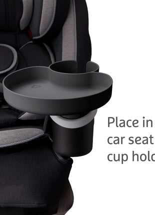 Munchkin® Carseat Tray - Toddler Travel & Road Trip Accessory for Mess-Free Snacking in the Car, Grey