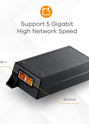 Zyxel Single 1-2.5-10G MultiGig 802.3bt PoE++ Injector [POE12-60W]