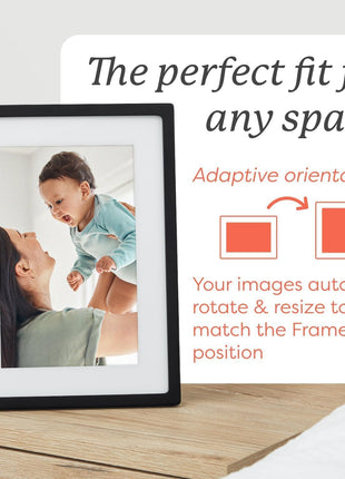 Skylight Frame – WiFi Digital Picture Frame Customer Support, Touch Screen Digital Photo Frame with Easy Setup, Photo Gifts for Parents and Grandparents - 10 Inch Black
