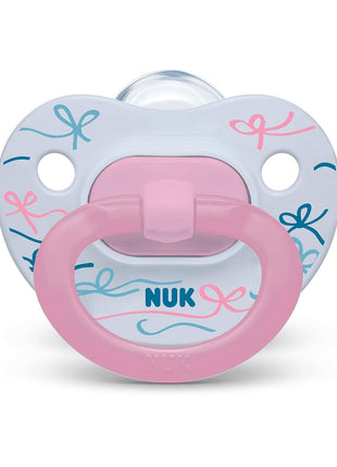 NUK Comfy Orthodontic Pacifiers, Pink Assorted, 18-36 Months, 2 Count