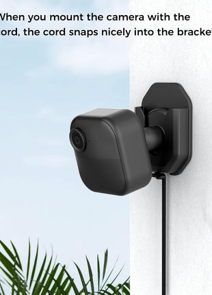 3 Pack Blink Camera No Drill No Screws Wall Mount Bracket for Blink Outdoor 4/Outdoor 2K+/Mini /Mini 2K+ /Indoor Camera, HBV Adhesive Mount