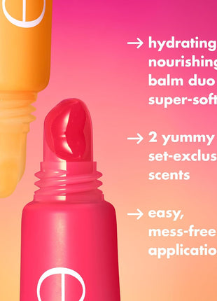 e.l.f. Squeeze Me More Lip Balm Duo, Mango, Watermelon