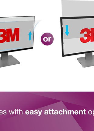 3M High Clarity Privacy Filter for 24in Monitor, 16:10, HC240W1B