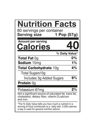 Otter Pops Freezer Bars, 100% Fruit Juice Ice Pops, Original Flavors (80ct – 2oz bars)