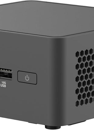 ASUS NUC 15 Pro Tall Barebones Mini PC with Intel Series 2 Core Ultra 5 225H, up to 96GB DDR5 RAM, Dual Storage, ThunderboltTM 4, Wi-Fi 7 & Bluetooth 5.4, Toolless Chassis Access, VESA Mount Included