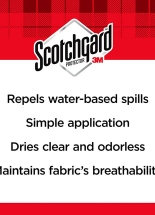 Scotchgard Fabric Water Shield, 13.5 Ounces, Repels Water, Ideal for Couches, Pillows, Furniture, Shoes and More, Long Lasting Protection