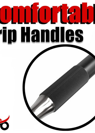 Roll Pin Punch Set 9pc - Great Nail Punch for Gun Tool Kit Building, Watch Repair Kit and Removing Firing Pin with Tool Pouch