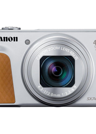 Canon PowerShot SX740 HS, Point and Shoot Digital Camera, Optical Zoom, 4K Video, Silver | 4K Video, Optical Zoom, Powered by a 20.3MP High-Sensitivity CMOS sensor