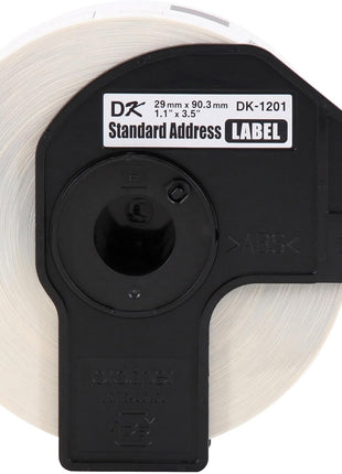 Brother Genuine DK1201 Die-Cut Standard Rolled Address Labels for QL Printers, (DK1201)