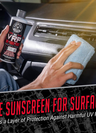 Chemical Guys VRP Vinyl, Rubber, and Plastic Dressing - Tire Dressing, Non-Greasy, Dry-to-the-Touch Shine for Tires, Trim, and More, Safe for Cars, Trucks, SUVs, RVs & More - 16 oz