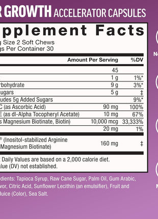 Force Factor Hair Growth Accelerator Capsules, Lustriva & Biotin + Women's Multivitamin, Multivitamin for Women