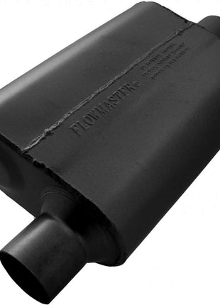 Flowmaster 942541 40 Delta Flow Muffler - 2.50 Offset In and 2.50 Center Out - Aggressive Sound