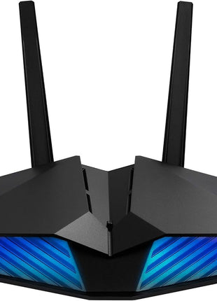 ASUS RT-AX82U (AX5400) Dual Band WiFi 6 Extendable Gaming Router, Gaming Port, Mobile Game Mode, Aura RGB, Included AiProtection Pro Security, Instant Guard, VPN, AiMesh Compatible