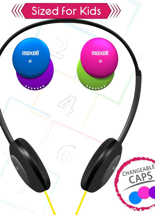 Maxell 195004 Action Kids Headphone with Microphone Black