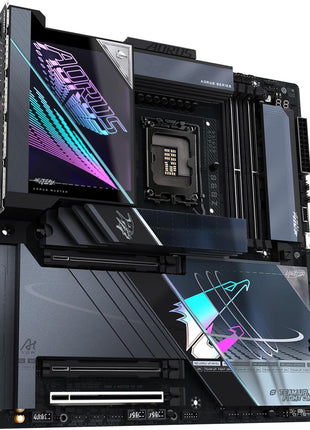 GIGABYTE Z890 AORUS Master AI TOP Intel Core Ultra (Series 2) LGA 1851 Motherboard, E-ATX, DDR5, 4X M.2, PCIe 5.0, Thunderbolt 4, WIFI7, 10GbE LAN, EZ-Latch