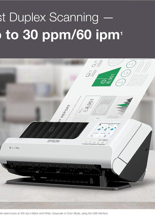 Epson DS-C480W Wireless Duplex Compact Desktop Document Scanner with Auto Doc Feeder (ADF)