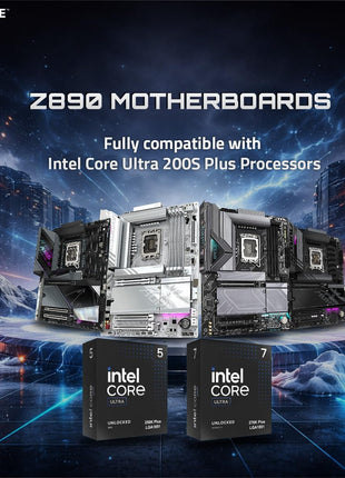 GIGABYTE Z890 AORUS Master AI TOP Intel Core Ultra (Series 2) LGA 1851 Motherboard, E-ATX, DDR5, 4X M.2, PCIe 5.0, Thunderbolt 4, WIFI7, 10GbE LAN, EZ-Latch