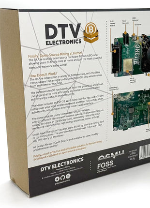 Bitaxe Ultra Bitcoin Miner, BM1366 ASIC, 500 GH/s | Open Source BTC Miner, 500 GH/s Hash Rate, Low Power, Quiet Solo Mining, 2.4GHz WiFi, Home Use, Multi-Region PSU