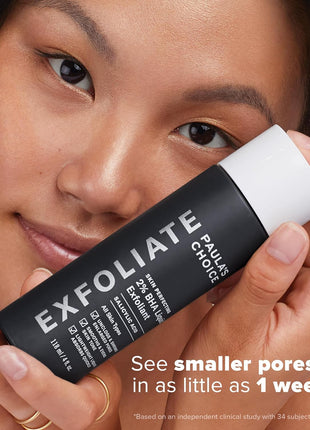 Paula's Choice SKIN PERFECTING 2% BHA Liquid Exfoliant with Salicylic Acid, Facial Polish for Pores, Wrinkles & Fine Lines, Suitable for Blackhead-Prone Skin, Fragrance-Free