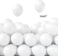 PartyWoo Balloons, 50 pcs 5 Inch Matte White Balloons, for Balloon Garland or Balloon Arch as Party Decorations, Wedding Decorations, Neutral Baby Shower Decorations, White Y13