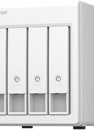 QNAP TS-433-4G-US 4 Bay NAS with Quad-core Processor, 4 GB DDR4 RAM and 2.5GbE Network (Diskless)